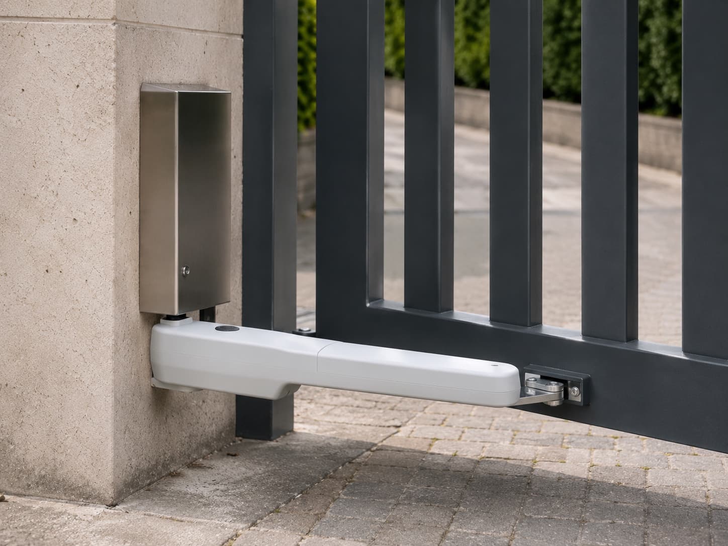 Système de motorisation sur portail battant
